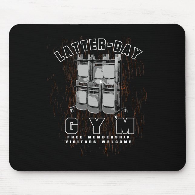 Mousepad Lds Mormon Funny Mens Mulheres Meninas Meninas Mis (Frente)