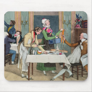 Mousepad Le Restaurante, bar. por Rodwell e por Martin,