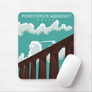 Mousepad Leaderfoot Viaduct Scotland poster de viagens Mous