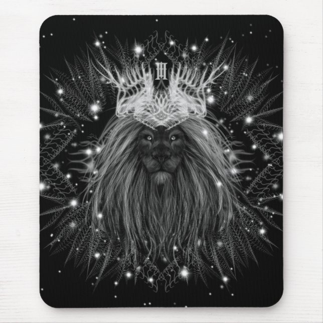 Mousepad Leão de Starlight com Monograma Coroa (Frente)