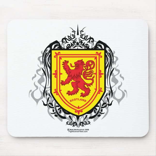 Mousepad Leão desenfreado tribal (Frente)