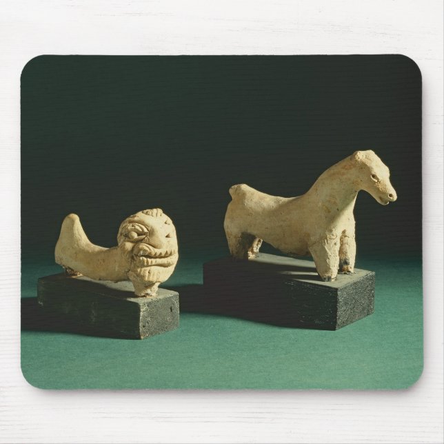 Mousepad Leão do Terracotta e cavalo, Mohenjodaro 2300-1750 (Frente)