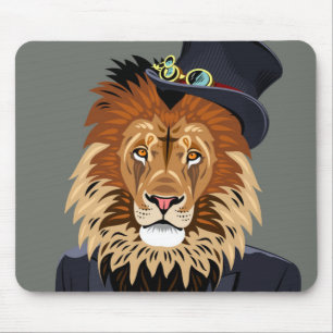 Mousepad Leão elegante