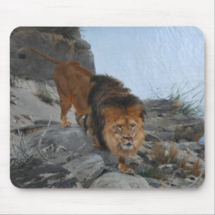 Mousepad Leão nas montanhas (por Richard Friese)