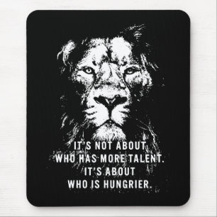 Mousepad Leão - Palavras Motivacionais - Inspiração