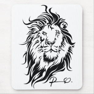 Mousepad Leão tribal