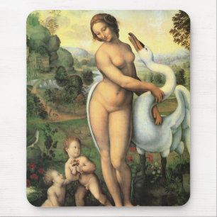 Mousepad Leda e o Cisne de Leonardo da Vinci