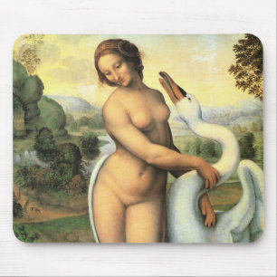 Mousepad Leda e o Cisne de Leonardo da Vinci