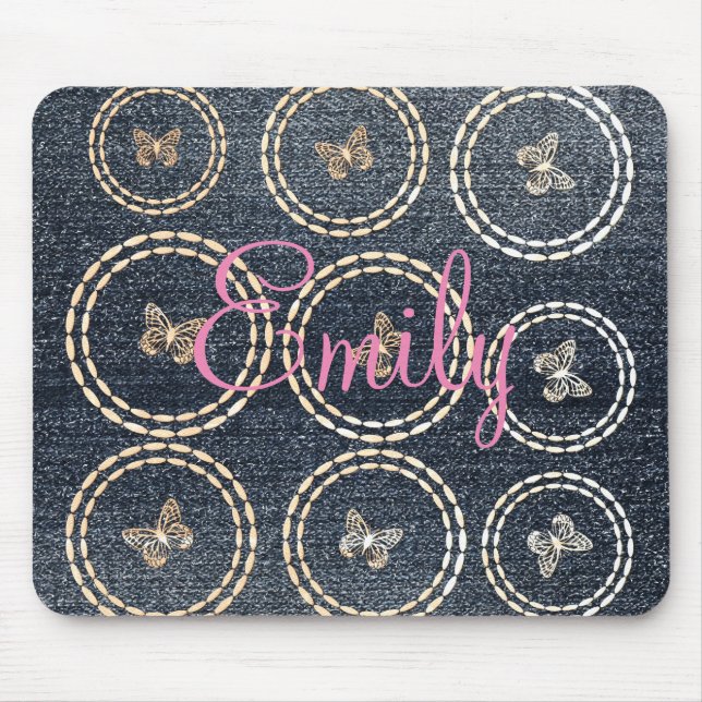Mousepad Legal aparência de Denim (Frente)
