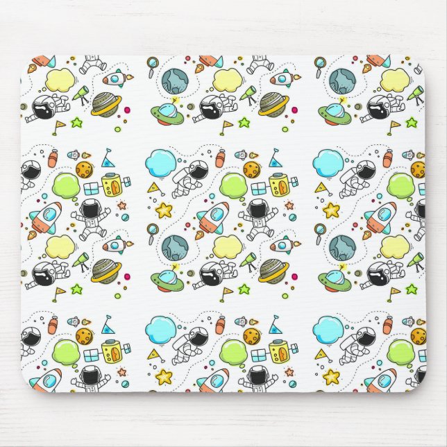 Mousepad Legal astronauta espacial bonito (Frente)
