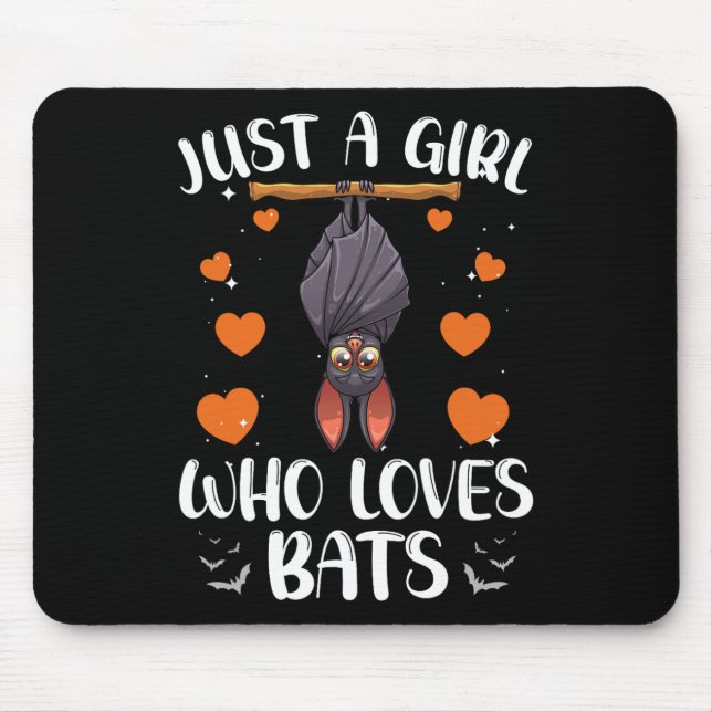Mousepad Legal Bat Para Mulheres Meninas Frutas Bat Lovers  (Frente)