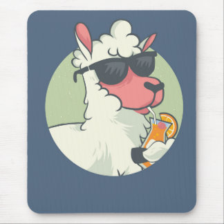 Mousepad Legal Bebida Summer Llama