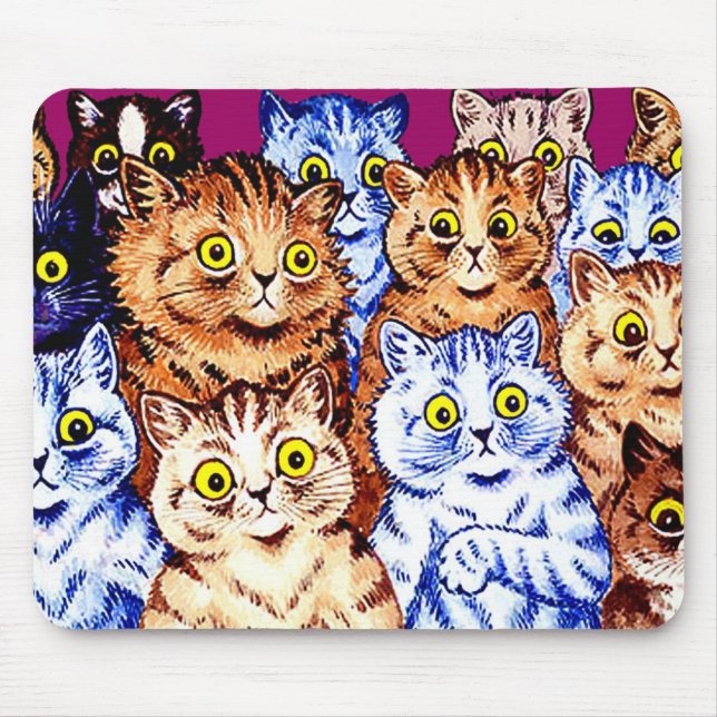 Mousepad Legal Cats de Louis Wain (Frente)