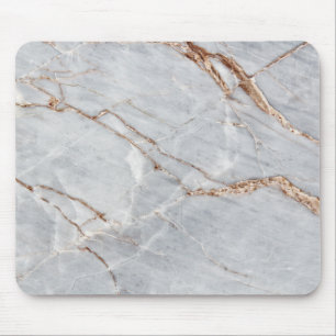 Mousepad Legal Cinza Geométrica Dourada Marble