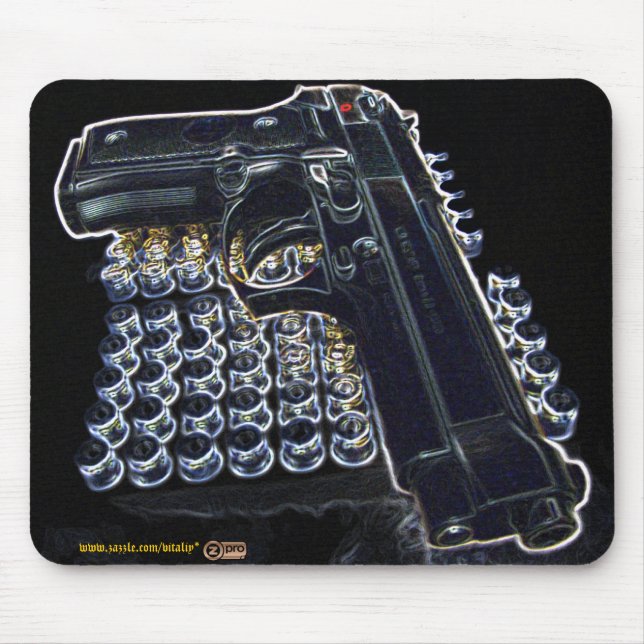 Mousepad legal da foto da arma (Frente)