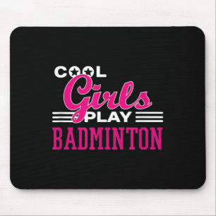 Mousepad Legal garotas jogam Badminton