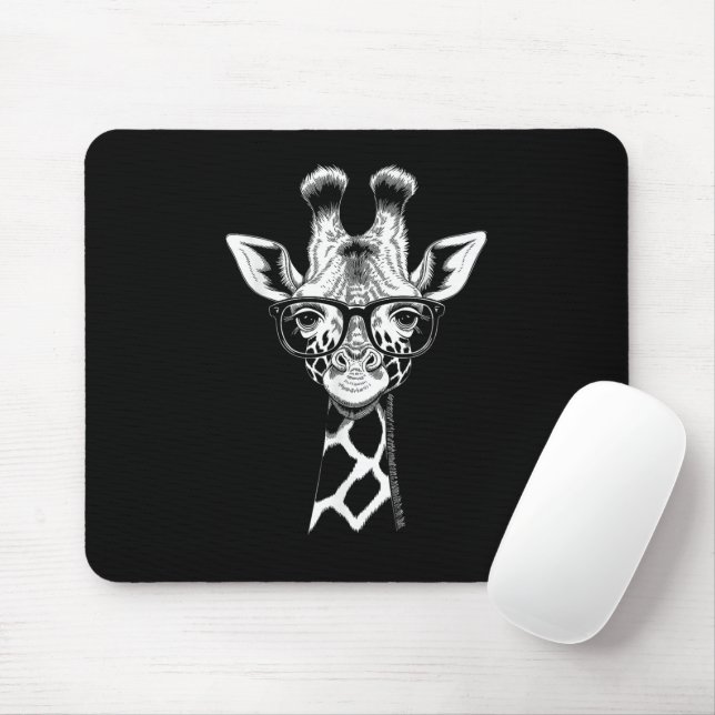 Mousepad Legal Girafa Gráfico Casual Verão Engraçado Anim (Com mouse)