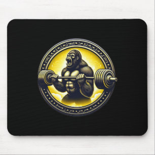 Mousepad Legal Gorilla Art Bodybuilding Gym Ap