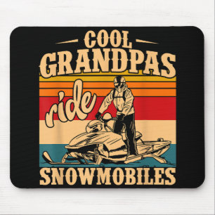 Mousepad Legal Grandpas caminha Snowmobiles Snowmobile Snow