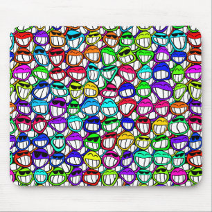Mousepad Legal Rostos Sorridentes