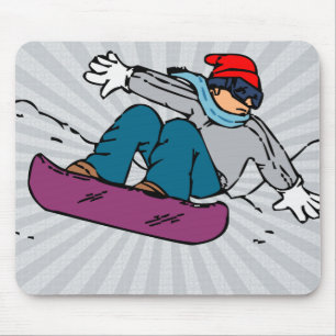Mousepad Legal Snowboard amantes de neve snowboard