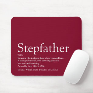 Mousepad Legal Stepdad, Stepdad Definição Divertida Burgu