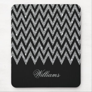Mousepad Legal trendon chevron zigzag faux glitter