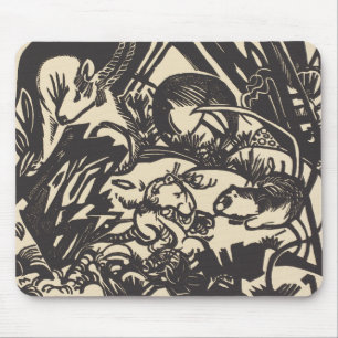 Mousepad Legenda animal Tierlegende de Franz Marc  
