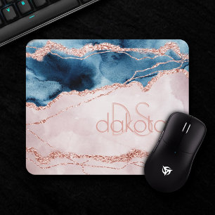 Mousepad Legenda Mística Monograma de Agatos de Pêssego