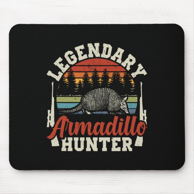 Mousepad Legendário Armadillo Hunter Gift (Frente)