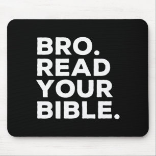 Mousepad Leia a Bíblia Irmão Fé Cristã Religiosa