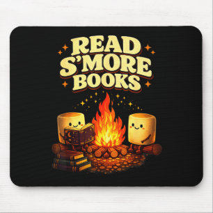 Mousepad Leia mais livros leitura da fogueira engraçado liv