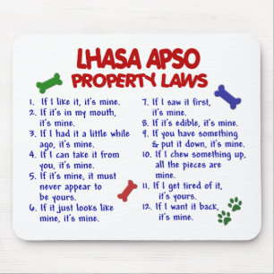 Mousepad Leis 2 da propriedade de LHASA APSO
