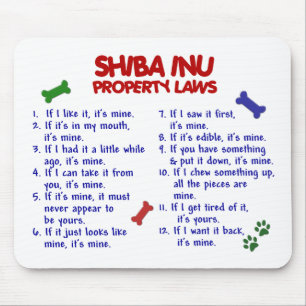 Mousepad Leis 2 da propriedade de SHIBA INU