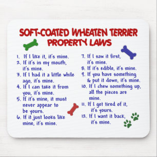Mousepad Leis 2 da propriedade de SOFT-COATED TERRIER
