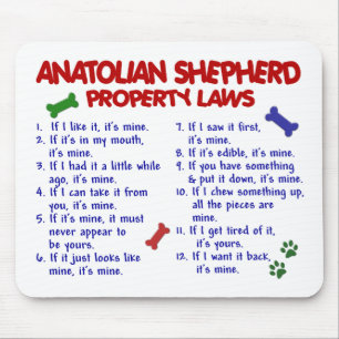 Mousepad Leis ANATÓLIAS 2 da propriedade do PASTOR