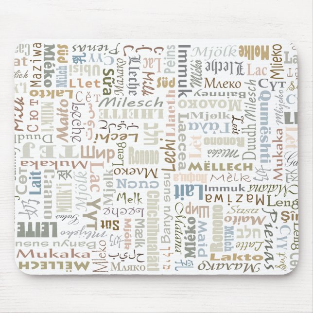 Mousepad Leite (Frente)