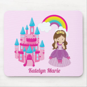 Mousepad Leite De Fada De Princesa Rosa, Fita, Fita