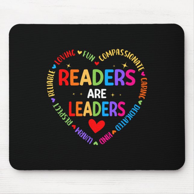 Mousepad Leitores São Líderes Professor de Leitura Mulheres (Frente)