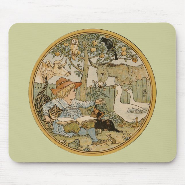 Mousepad Leitura aos animais (Frente)