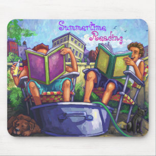 Mousepad Leitura de Arte no Verão