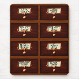 Mousepad Leitura de Gavetas do Catálogo de Cartão de Made