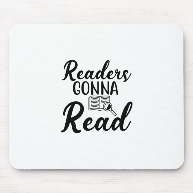 Mousepad Leitura de Leitores de Arte Vão Ler (Frente)