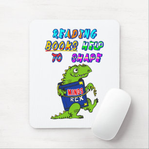 Mousepad Leitura De Livros Ajuda A Formar Mentes