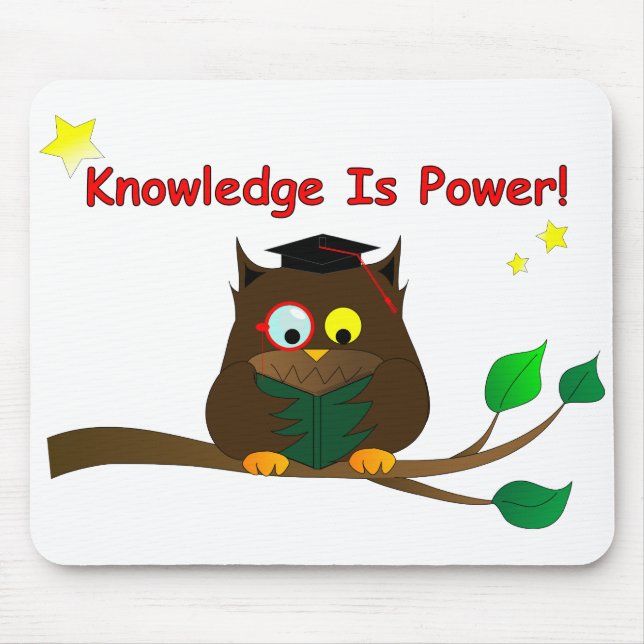 Mousepad Leitura de Wise Owl (Frente)