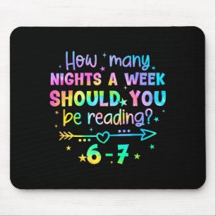 Mousepad Leitura Divertida 67 Professor Seis Sete Leitura 6