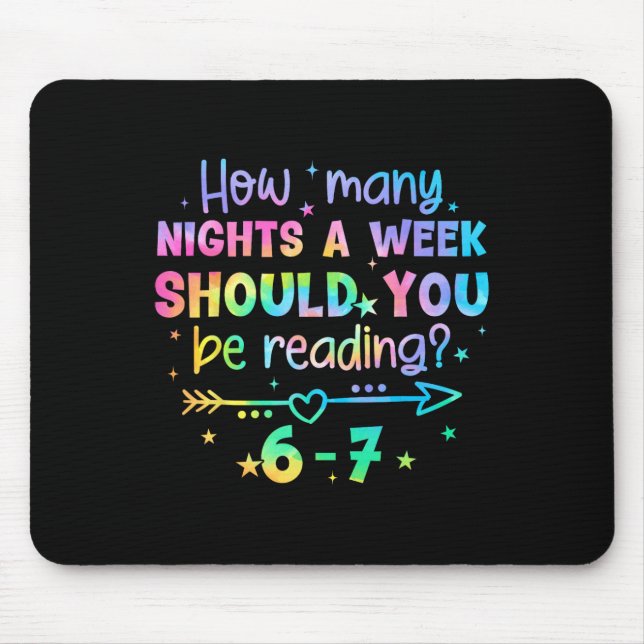 Mousepad Leitura Divertida 67 Professor Seis Sete Leitura 6 (Frente)