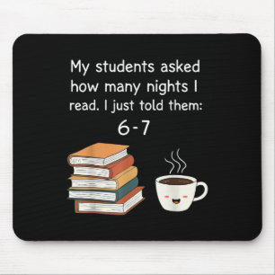 Mousepad Leitura Divertida 67 Seis Sete Meme Professor de I
