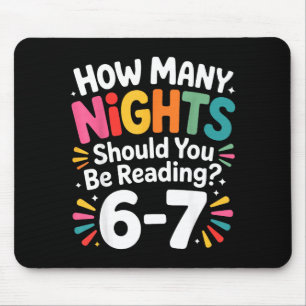 Mousepad Leitura Divertida 6 7 Seis Sete Meme Livro Engliea
