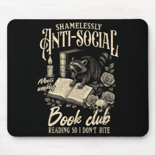 Mousepad Leitura do Livro em Lover Bookish Sem Dúvida Anti-